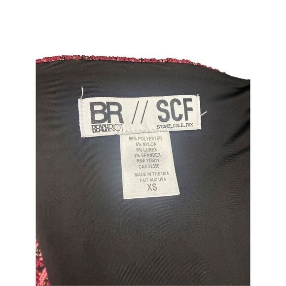 BEACH RIOT X Stone Cold Fox Women’s XS/S Chloe Bikini Swimsuit Moroccan Jacquard - Picture 11 of 11